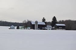 Granja cerca de la ruta 97 de Pensilvania