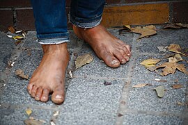 Syrian Refugee without shoes, Istanbul, Turkey.jpg