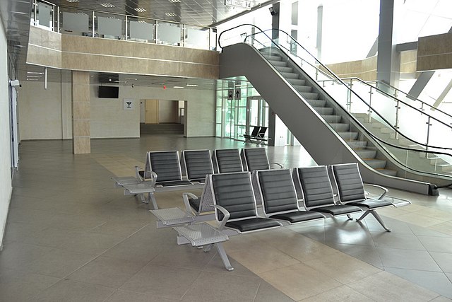 Terminal building interior