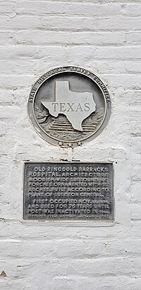 Thumbnail for File:Texas historical marker for Fort Ringgold hospital.jpg