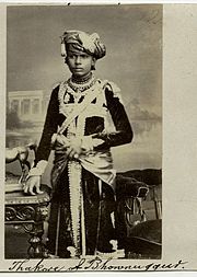 A Thakur of Bhavnagar in the 1870s Thakur of Bhavnagar in the 1870s.jpg