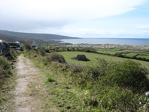 The Burren Way descending to Fanore - geograph.org.uk - 4933316