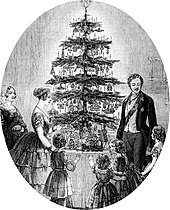 The Queen's Christmas tree at Windsor Castle, published in the Illustrated London News, 1848 The Christmas Tree at Windsor Castle, by J. L. Williams - ILN 1848 (cropped).jpg