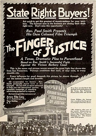 <i>The Finger of Justice</i> 1918 film by Louis Chaudet