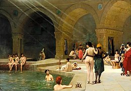 大澡堂，1885年
