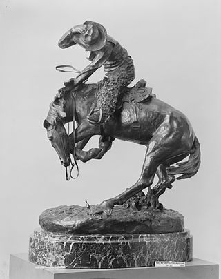 <i>The Rattlesnake</i> (Remington) Sculpture by Frederic Remington