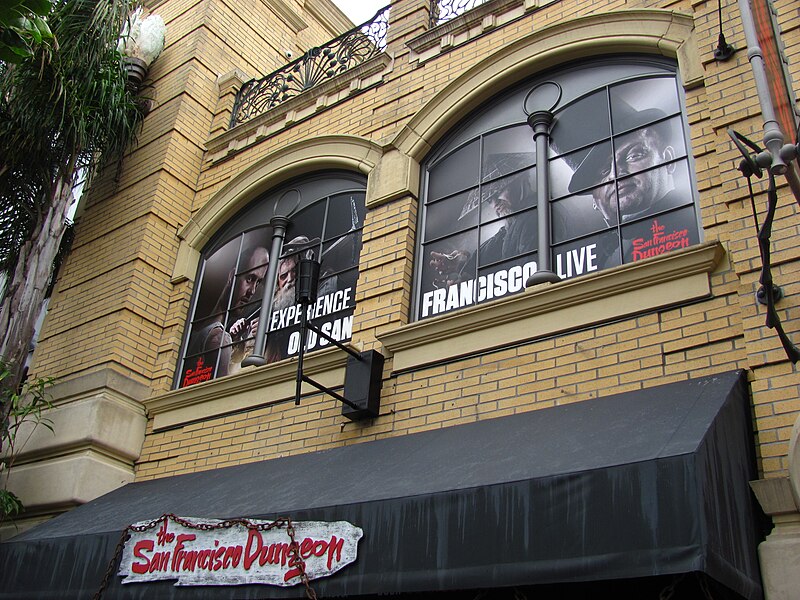 File:The San Francisco Dungeon exterior in Fisherman's Wharf (2).jpg