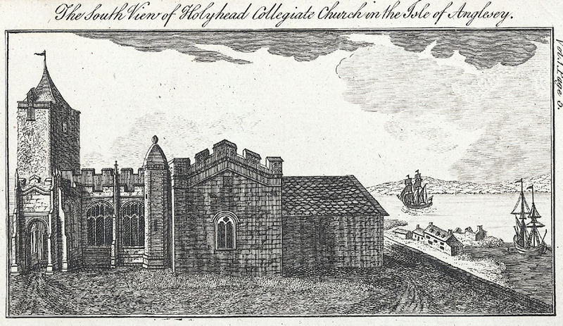 File:The south view of Holyhead Collegiate Church in the Isle of Anglesey.jpeg