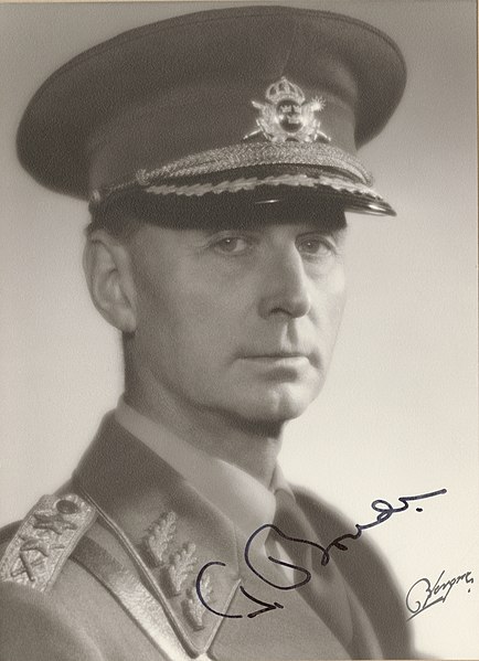 Bonde as lieutenant general (1957–1963).