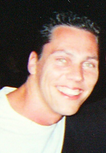 Tiësto in Sant Antoni, Ibiza, prior to performing at Amnesia, July 2000