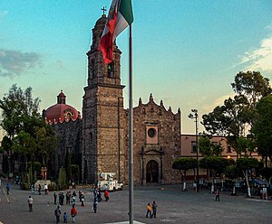 Catedral de Corpus Christi, situada no centro histórico de Tlalnepantla.