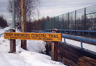 <span class="mw-page-title-main">Tony Knowles Coastal Trail</span> Bike trail in Anchorage, Alaska named for the American politician