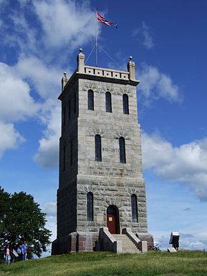 Slottsfjellet, minnesmärke över den historiska fästningen