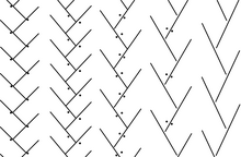 Track pictures of the techniques from the slowest (left) to the fastest. TrackPatternSkatingXC.png