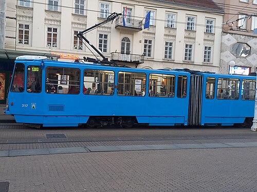 Tram in Zagreb
