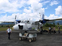 Twin Otter авиакомпании MASwings в аэропорту Барио