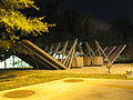 Monument outside the New Physics Building at the University of Florida