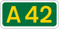 A42 Schild