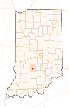 Location in the state of Indiana