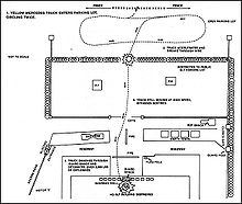 A map of the route taken by the suicide bomber on the morning of October 23, 1983. [From the Long Commission Report]. USMC Barracks Lebanon 1983 Map.jpg
