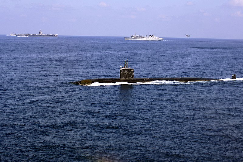 File:US Navy 071113-N-8132M-009 The nuclear-powered attack submarine USS Miami (SSN 755) steams through the Arabian Sea.jpg