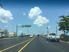 East terminus of U.S. Route 50 in Ocean City, Maryland