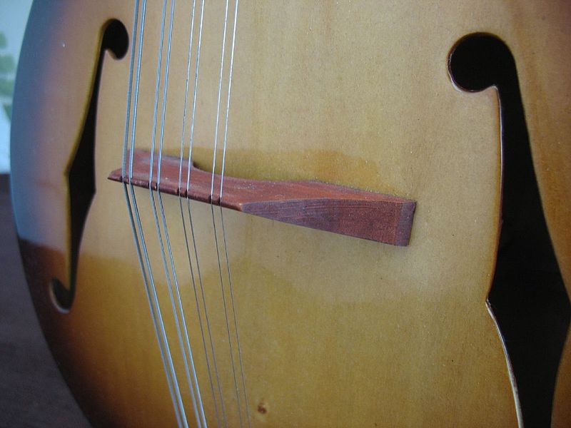 File:Unidentified brand Mandolin 1 - bridge.jpg