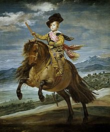 Prinz Baltasar Carlos zu Pferde, 1634/35, Öl auf Leinwand; Prado, Madrid