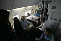 Vice President Cheney Talks with David Addington, Lucy Tutwiler, Jon Howerton, Liz Cheney, Mary Cheney and Lynne Cheney Aboard Air Force Two (18085826224).jpg