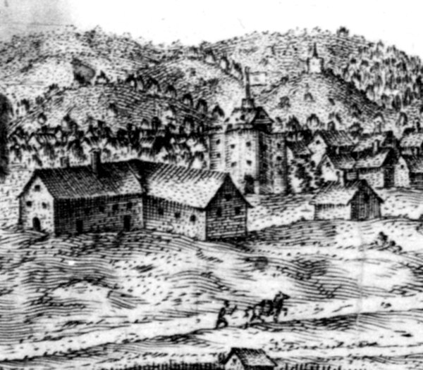 Curtain Theatre circa 1600 print. Note: some authorities believe this to be a depiction of the Theatre – the other Elizabethan theatre in Shoreditch.
