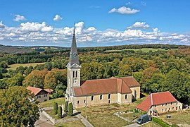 L'église Saint-Lazare.