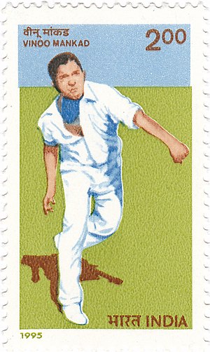 Vinoo Mankad 1996 stamp of India.jpg