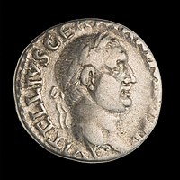 Pèça de moneda dau rèine de Vitellius