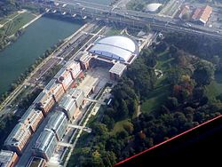 Vista aérea da Cité Internationale