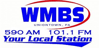 <span class="mw-page-title-main">WMBS</span> Radio station in Uniontown, Pennsylvania