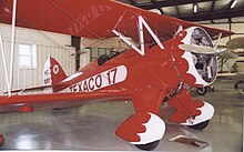 Waco UBF of 1932 flown by Texaco preserved at the Historic Aircraft Restoration Museum, Missouri, 2006 Waco UBF NC155Y of 1932 at HARM St Louis 10.06.06R.jpg