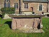 Chest tomb in the churchyard