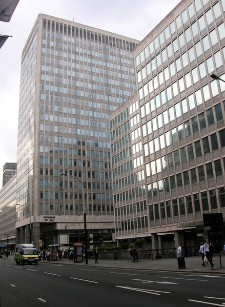 Westminster City Hall, completed in 1965