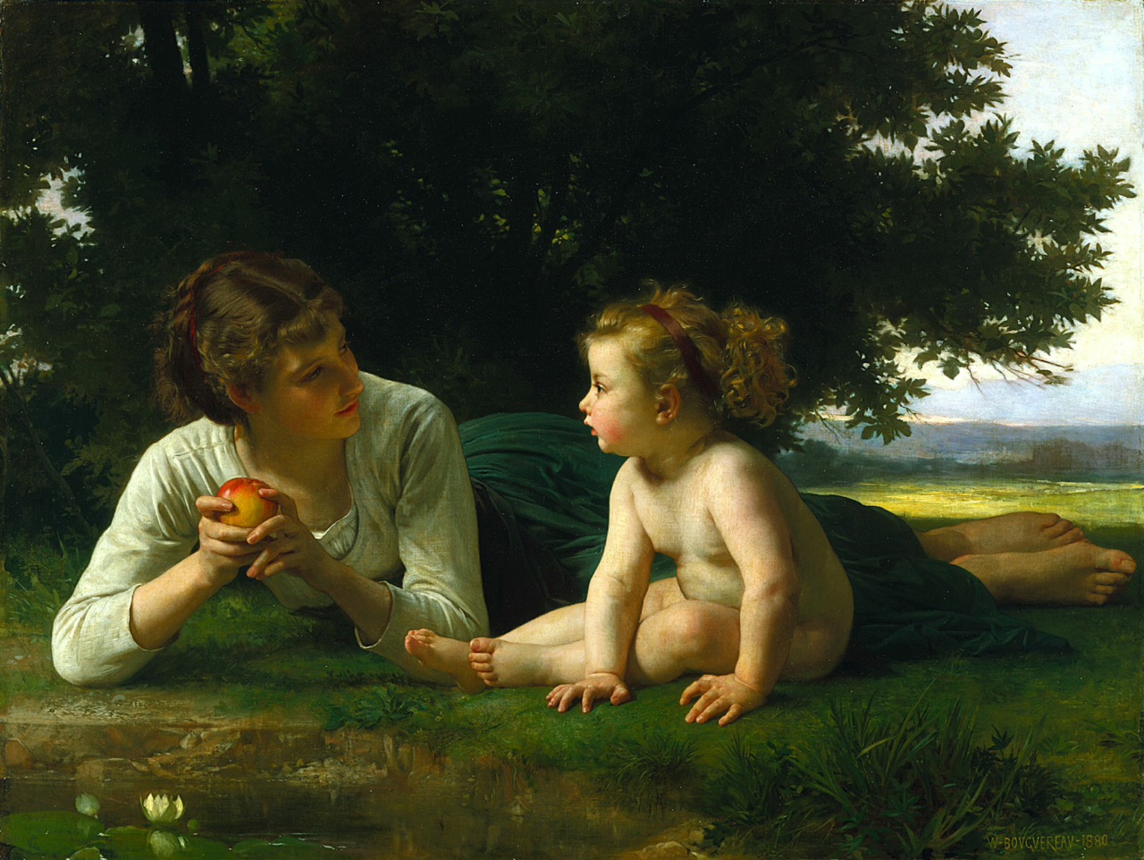 ファイル:William-Adolphe Bouguereau (1825-1905) - Temptation (1880 ...