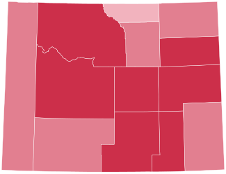 Wyniki wyborów prezydenckich w Wyoming 1900.svg