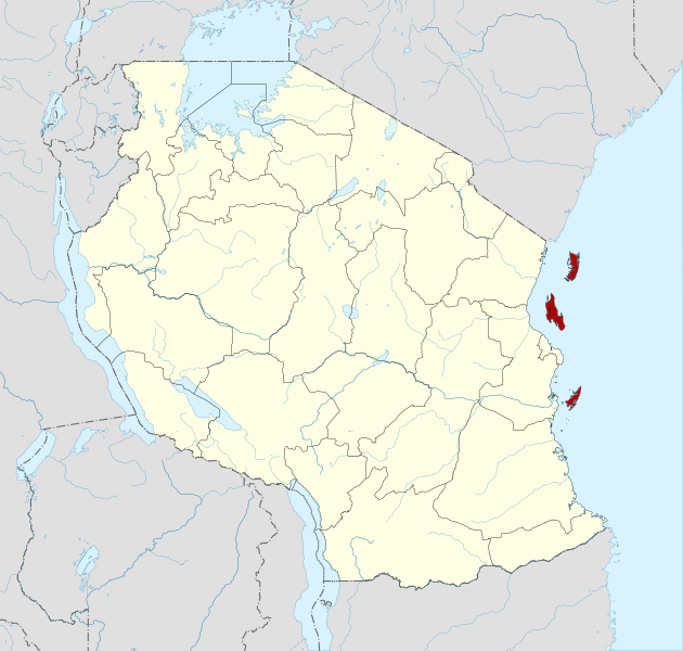 File:Zanzibar Archipelago location map.svg