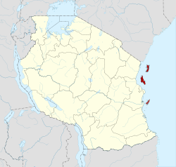 Zanzibar Archipelago location map.svg