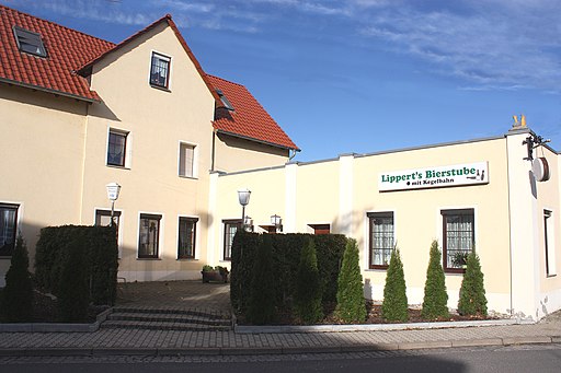 Zschortau (Rackwitz), a pub on the Lindenstraße