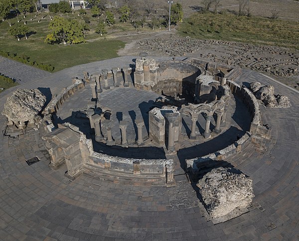 Aerial view of the Cathedral.