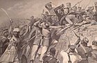 Attack of the mutineers on the Redan Battery at Lucknow, 30 July 1857.