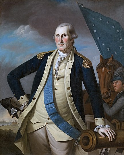 George Washington chose blue and buff as the colours of the Continental Army uniform. They were the colours of the English Whig Party, which Washington admired.