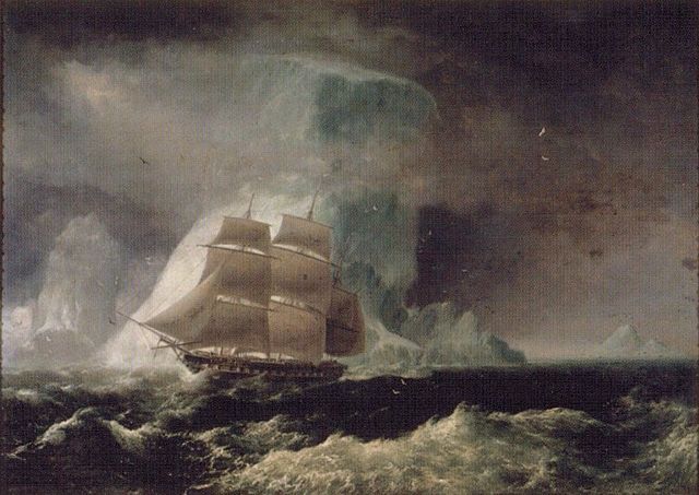 HMS Blonde, by Robert Dampier, 1825