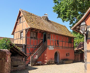 Half-timbered house from Kuttolsheim Écomusée d’Alsace Ungersheim France