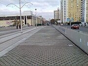 Платформа в напрямку центру, жовтень 2010