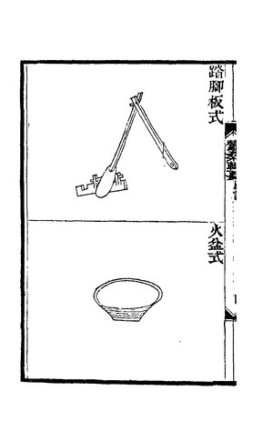 踏脚板式、火盆式